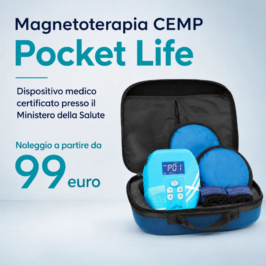 Noleggio magnetoterapia a Milano: dispositivo CEMP consegnato a domicilio