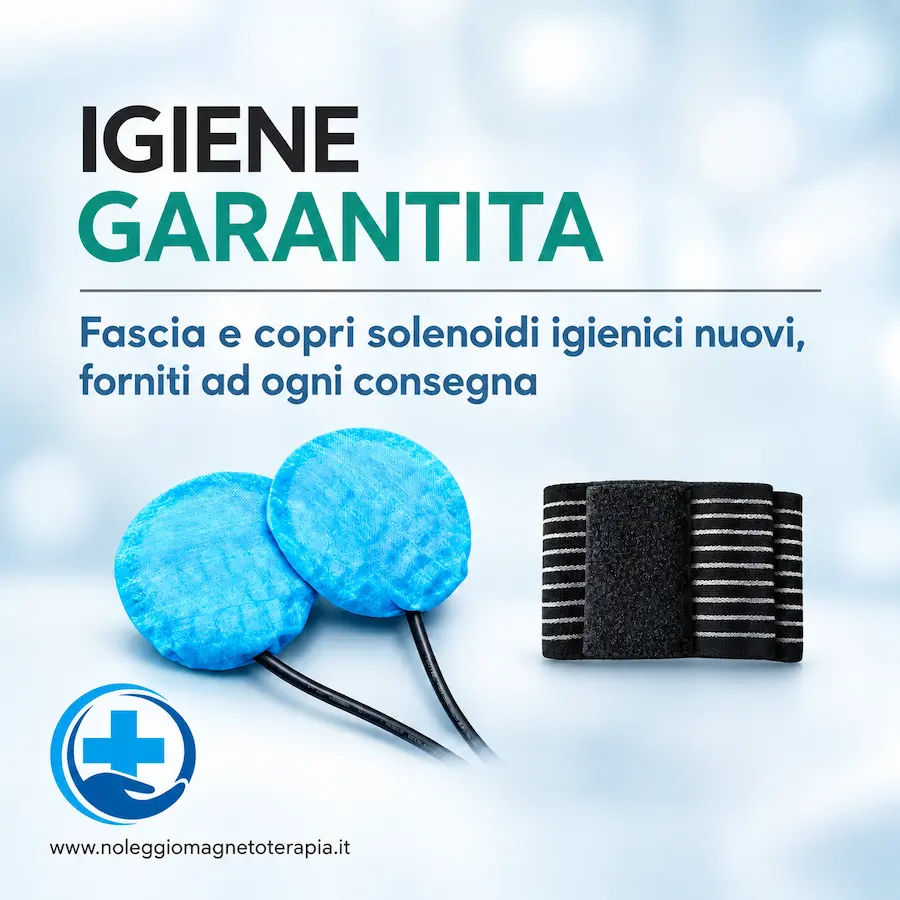 Fascia di chiusura e coprisolenoidi igienici nuovi, forniti ad ogni consegna